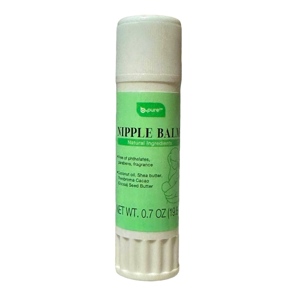 b.pure Coconut Oil & Shea Butter Natural Ingredient Nipple Balm NWT